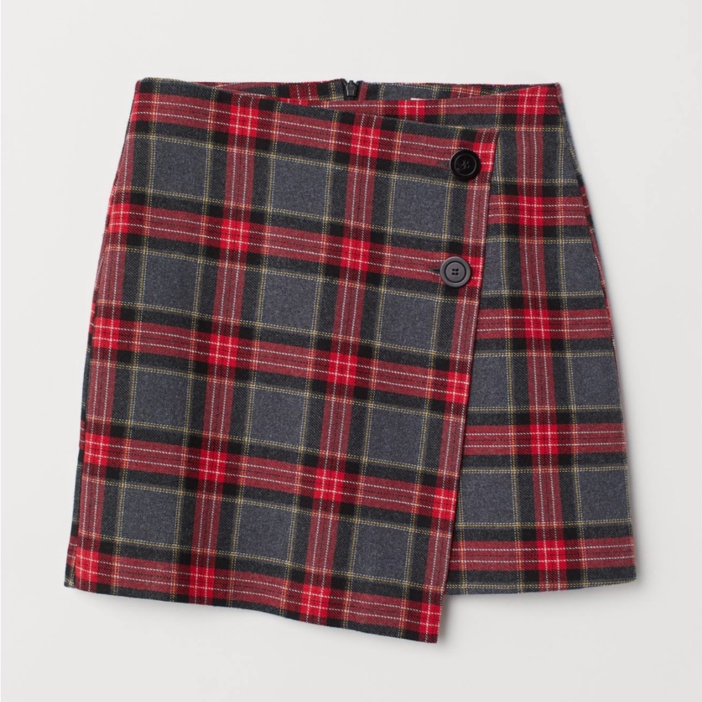 HM Plaid mini skirt size 0